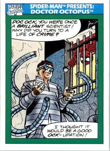 Doctor Octopus - Marvel 1990 Universe - 151 - Base NM - Marvel Card Single
