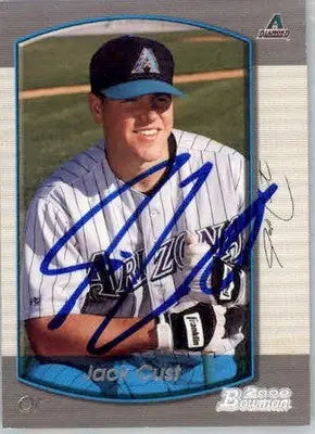 Jack Cust - 2000 Bowman - #274 - AUTO Baseball - Baseball Card Single