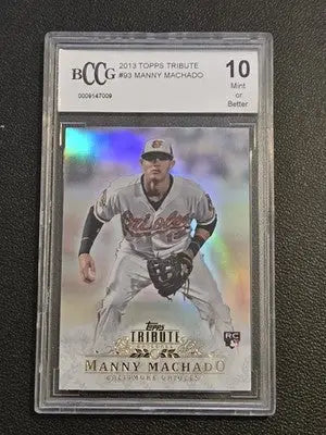 2013 Topps Tribute #93 Manny Machado BCCG 10