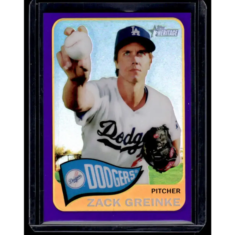 2014 Topps Heritage #260 Zack Greinke NM-MT Los Angeles Dodgers Baseball Card - Baseball Card Single