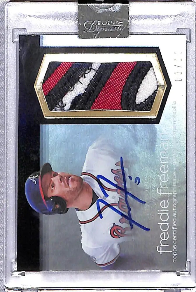 2018 Topps Dynasty #AP-FF7 Freddie Freeman NM-MT Auto 03/10 Atlanta Braves - Baseball Card Single