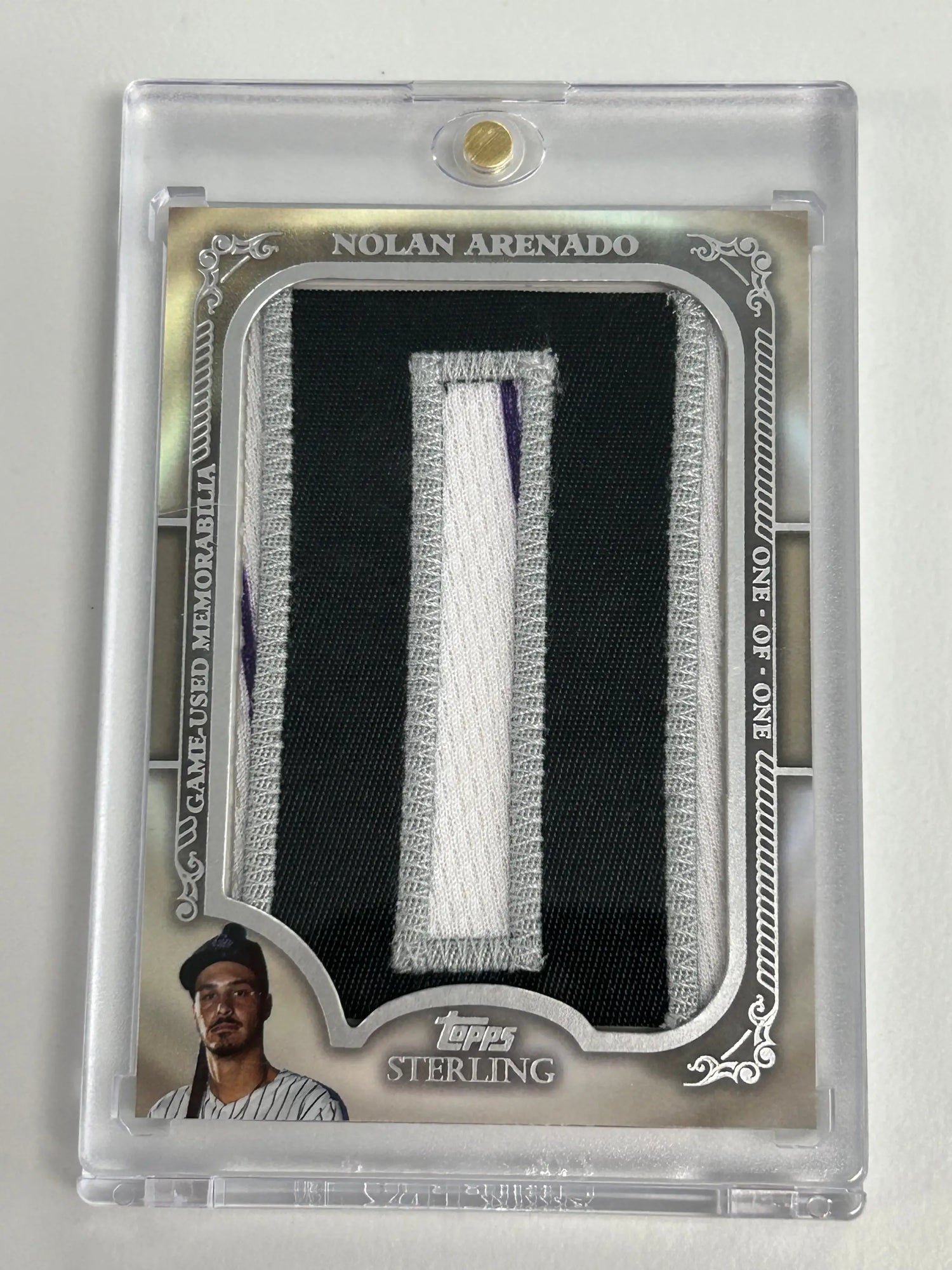 Nolan Arenado 2020 Topps Sterling Letter Patch #1/1 - Baseball Card Single