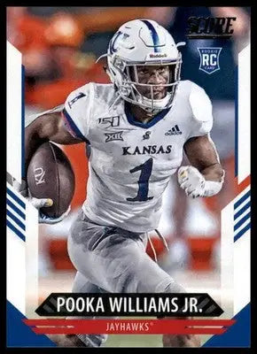 2021 Score Pooka Williams Jr. RC 378 Kansas Jayhawks - Football Card Single