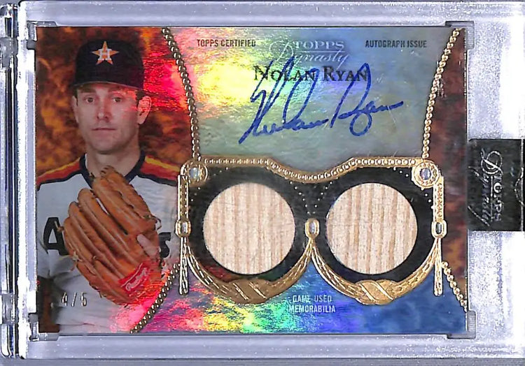 2022 Topps Dynasty #ADR-NR1 Nolan Ryan NM-MT MEM Auto 4/5 Houston Astros - Baseball Card Single