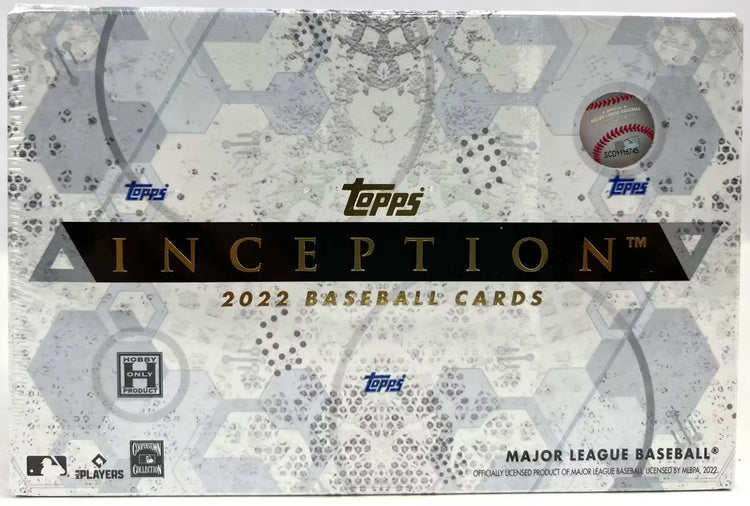 2022 Topps Inception Baseball Hobby Box with sequentially numbered and inception autograph player autographs