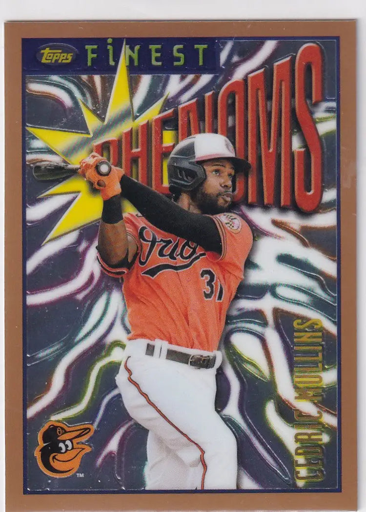 2023 TOPPS FINEST #46 CEDRIC MULLINS STERLING- BALTIMORE ORIOLES
