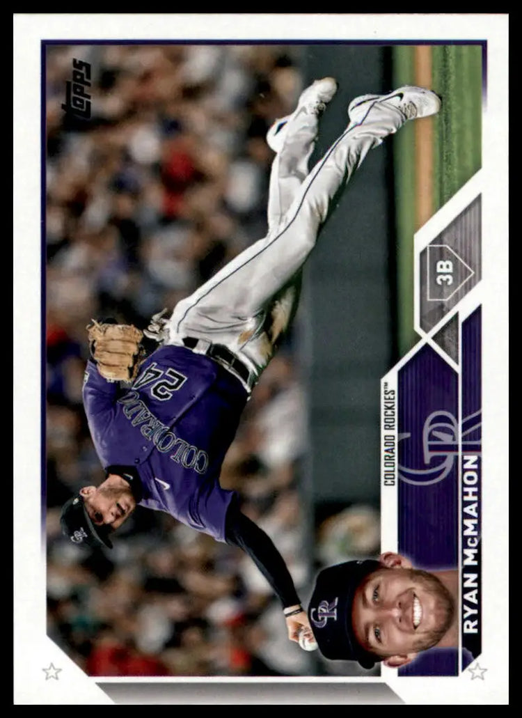 2023 Topps Ryan McMahon 301 Colorado Rockies Baseball NM - Baseball Card Single