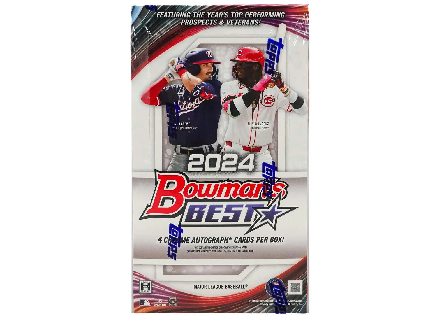 2024 Bowman’s Best Baseball Hobby Box with refractor parallel and mini-diamond refractor parallel