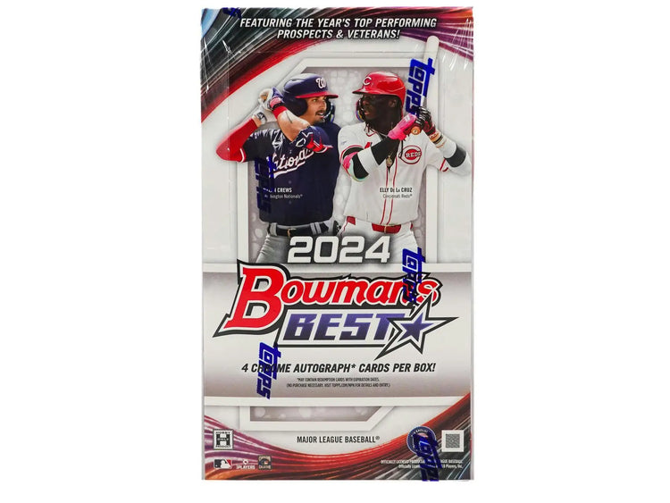 2024 Bowman’s Best Baseball Hobby Box with refractor parallel and mini-diamond refractor parallel