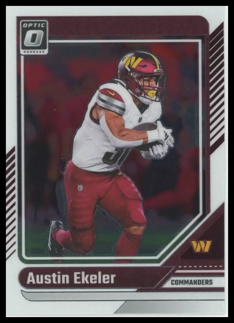 2024 Donruss Optic Austin Ekeler 198 Washington Commanders - Football Card Single