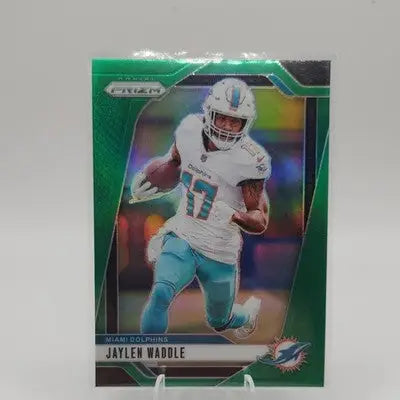 2024 Panini Prizm - Jaylen Waddle #178 Green Prizm - Football Card Single
