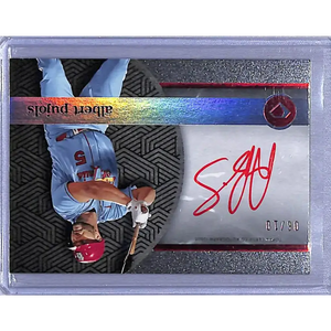 2024 Topps Diamond Icons White Polychromatink #WPA-AP Albert Pujols EX Excellent Auto 06/10 St. Louis Cardinals