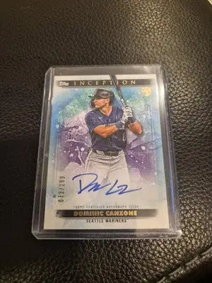 2024 Topps Inception - Base Rookie and Emerging Stars Autographs Dominic Canzone - Baseball Card Single
