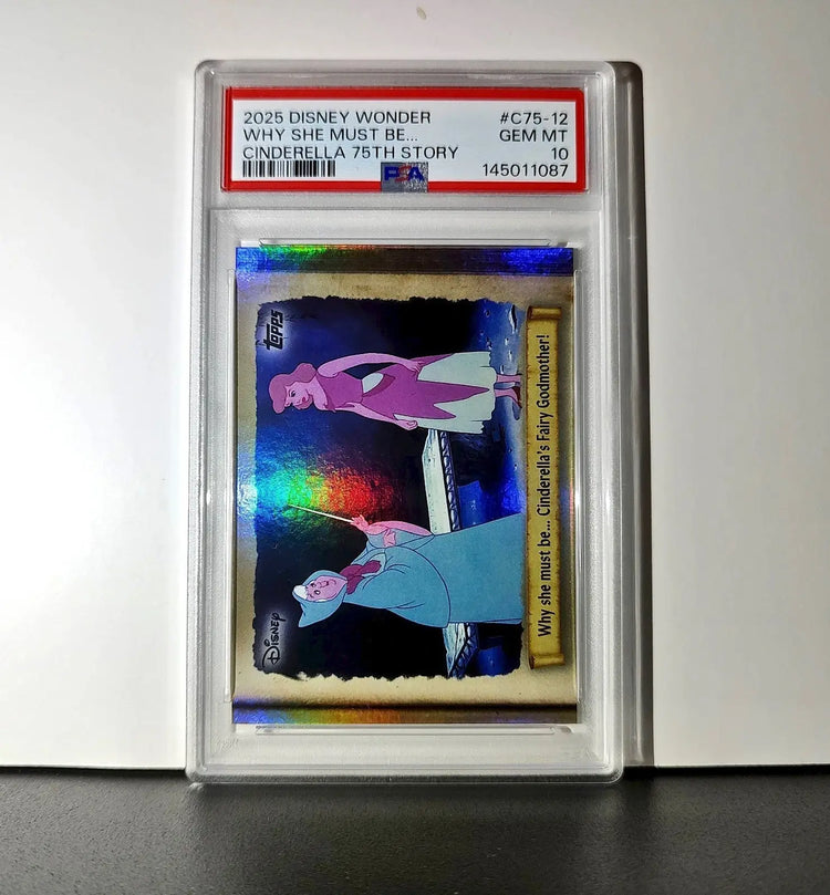 Why she must be… Cinderella’s Fairy Godmother! 2025 Topps Disney #C75-12 PSA 10 - Non-Sports Card Single