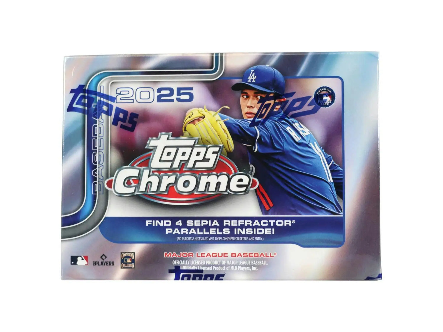 2025 Topps Chrome Baseball 7-Pack Blaster Box - Sports Card Hobby Boxes