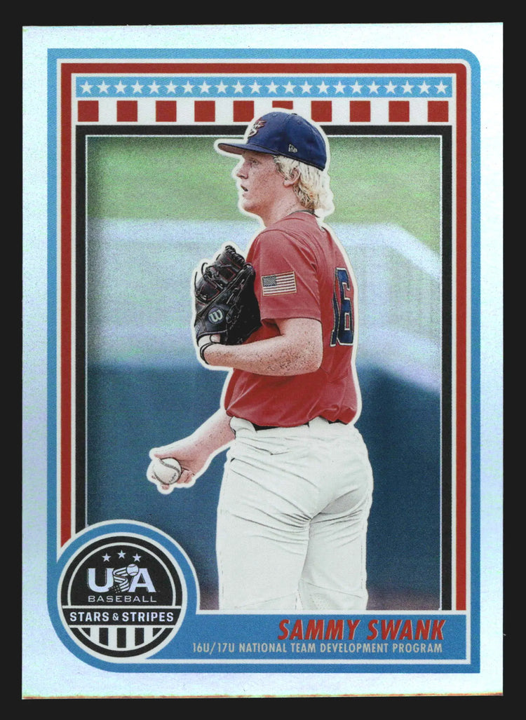 2025 Panini Stars & Stripes USA Baseball #146 Sammy Swank NTDP - Baseball Card Single