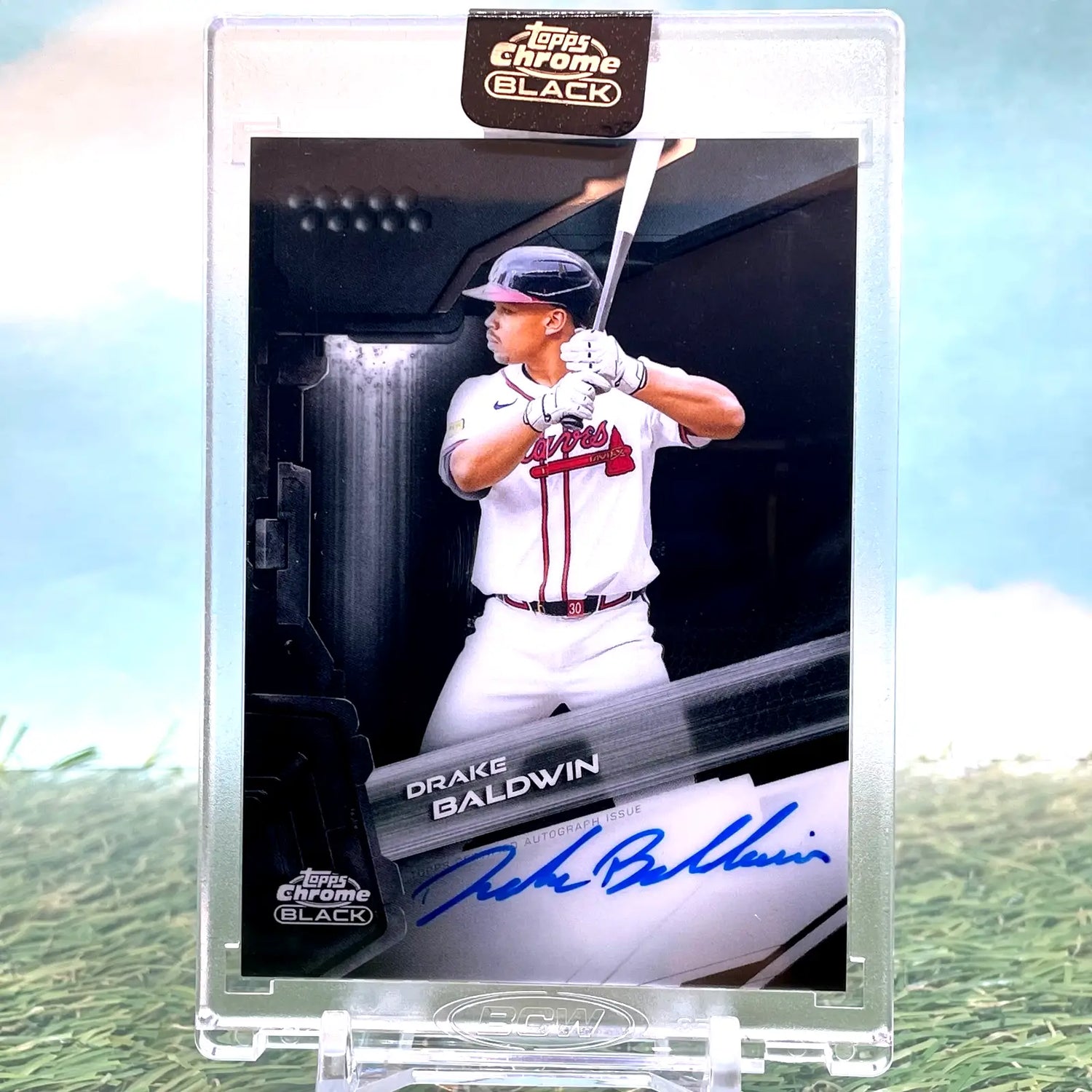 2026 Topps Chrome Black Drake Baldwin Auto #CBA-DB Braves On Card Encased