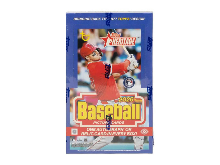2026 Topps Heritage Baseball Hobby Box | Columbia Sports Cards - Sports Card Hobby Boxes