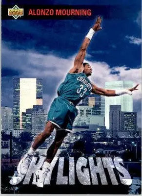 Alonzo Mourning - 1993-94 Upper Deck - #468 - Skylights Basketball - Basketball Card Single