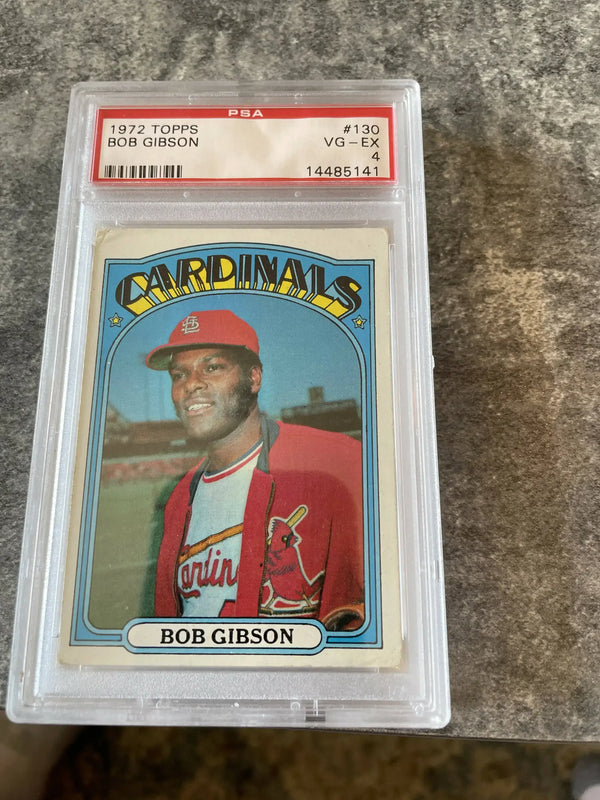 1972 Topps Bob Gibson PSA 4 - Baseball Card Single