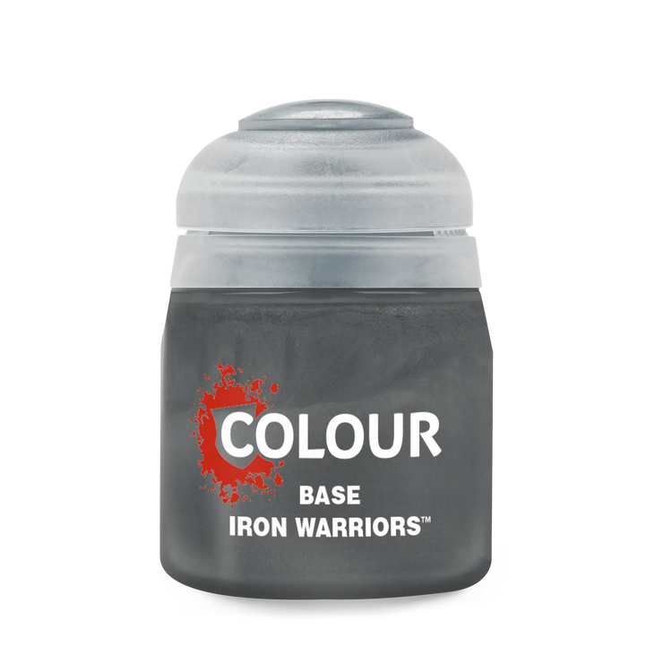 Warhammer Colour Paint: Base - Iron Warriors - Miniatures - Paint