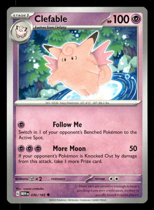Clefable Pokemon Trading Cards