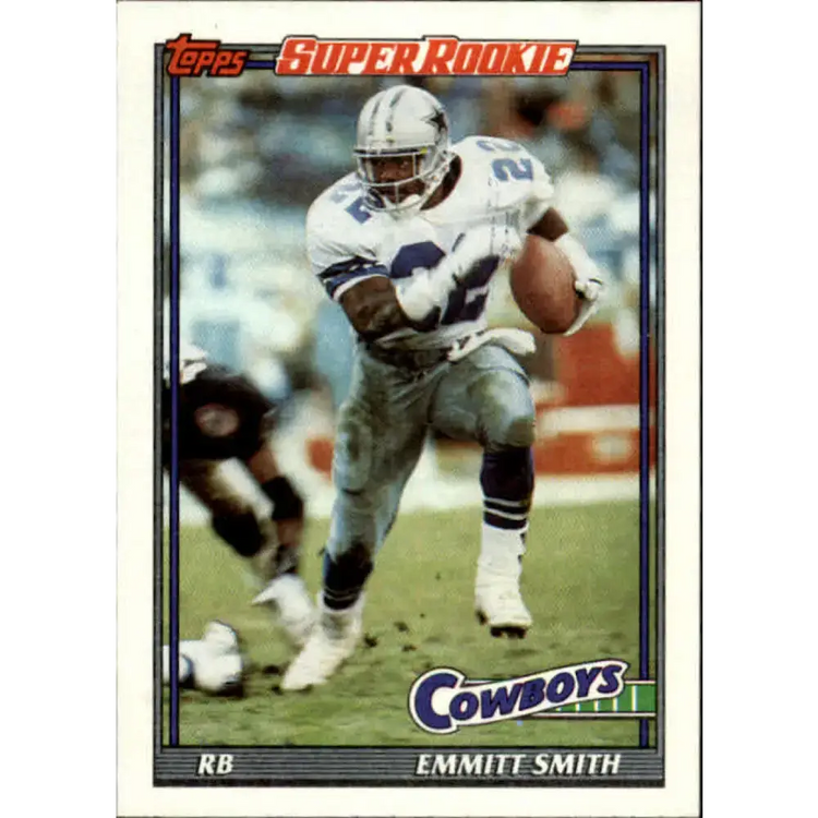 1991 Topps #360 Emmitt Smith NM-MT RC Rookie Dallas Cowboys Football Card - Football Card Single