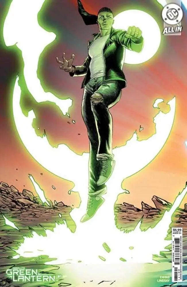 Green Lantern comic book cover from Absolute Green Lantern series featuring Rafael Albuquerque art