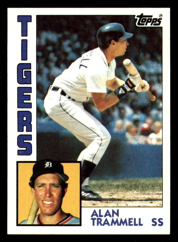 1984 Topps #510 Alan Trammell EX Excellent Detroit Tigers Baseball Card - Baseball Card Single