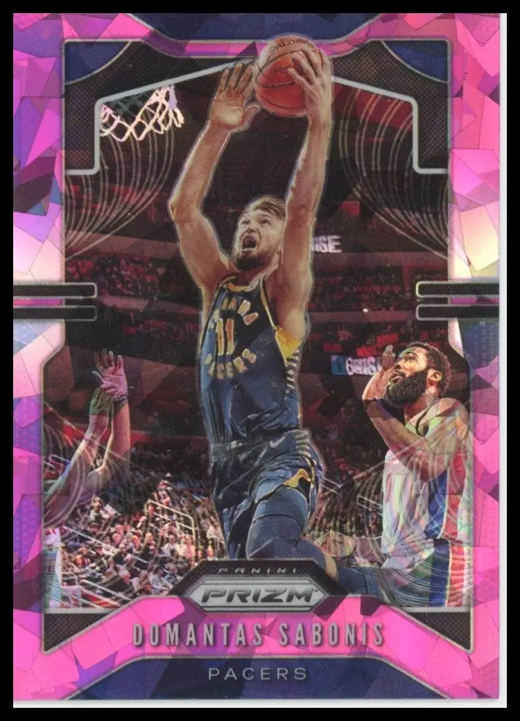 2019-20 Panini Prizm - Domantas Sabonis #215 Pink Ice Prizm - first product image for domantas-sabonis-basketball-cards collection