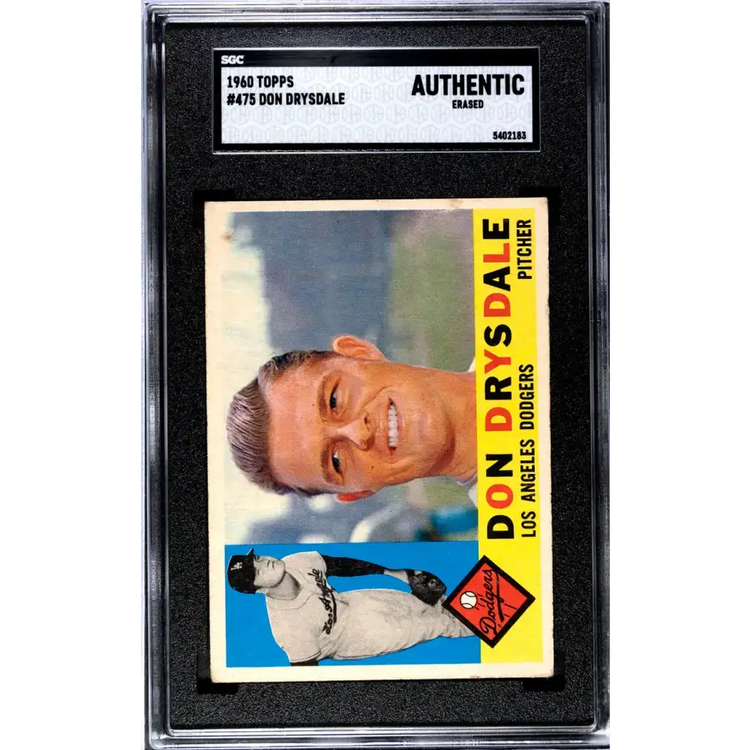 Don Drysdale Baseball Cards