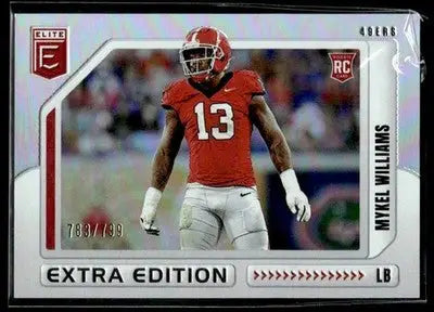 2025 Donruss Elite #20 Mykel Williams Extra Edition #/799 - Football Card Single
