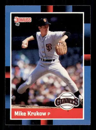1988 Donruss #116 Mike Krukow NM Near Mint Giants ID:28314 - Baseball Card Single