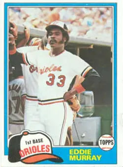 Eddie Murray Baseball Cards