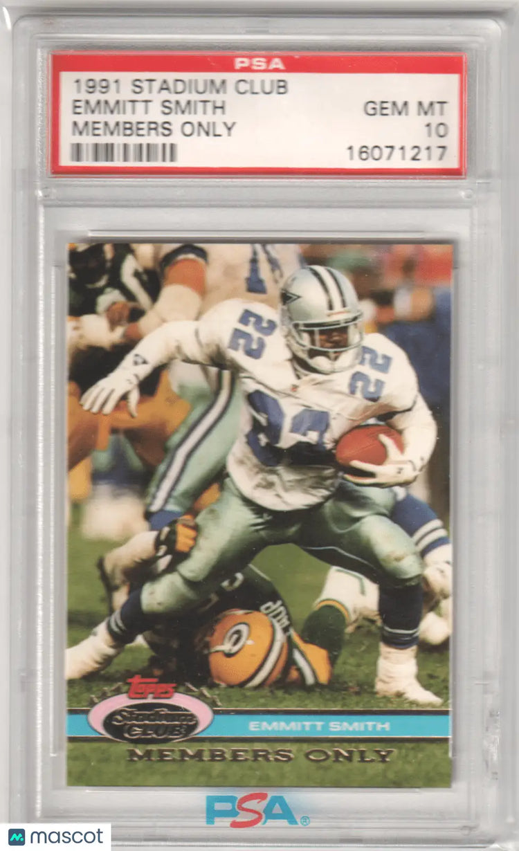 Emmitt Smith PSA Graded Football Cards