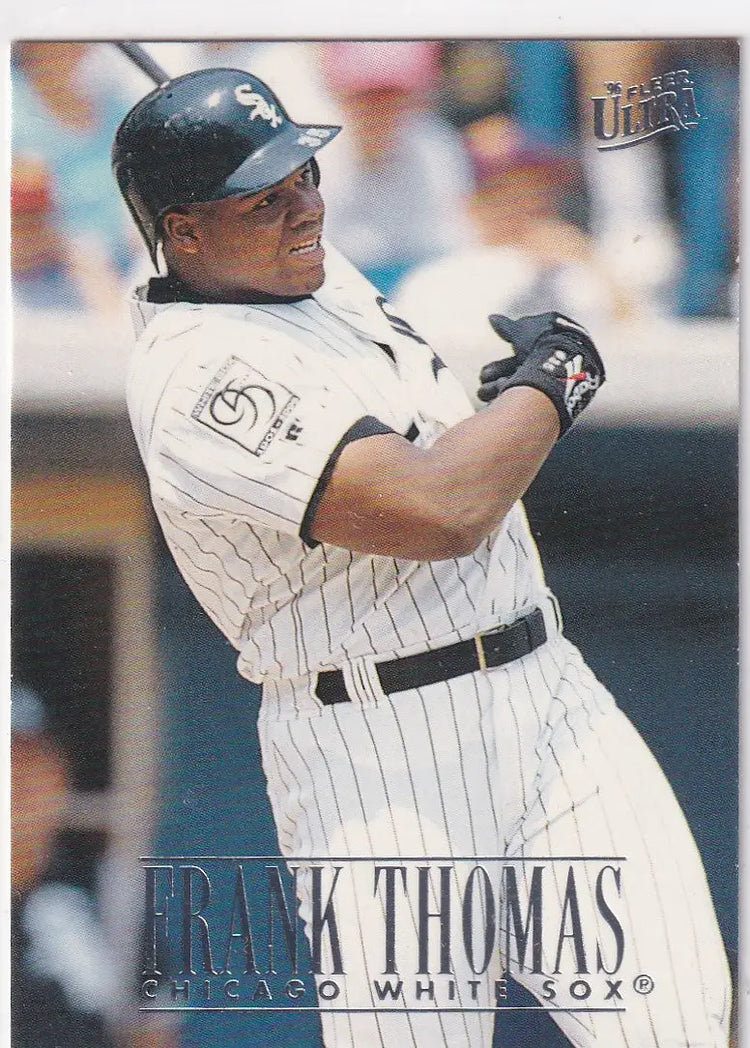 1995 FLEER #44 FRANK THOMAS- CHICAGO WHITE SOX - Baseball Card Single