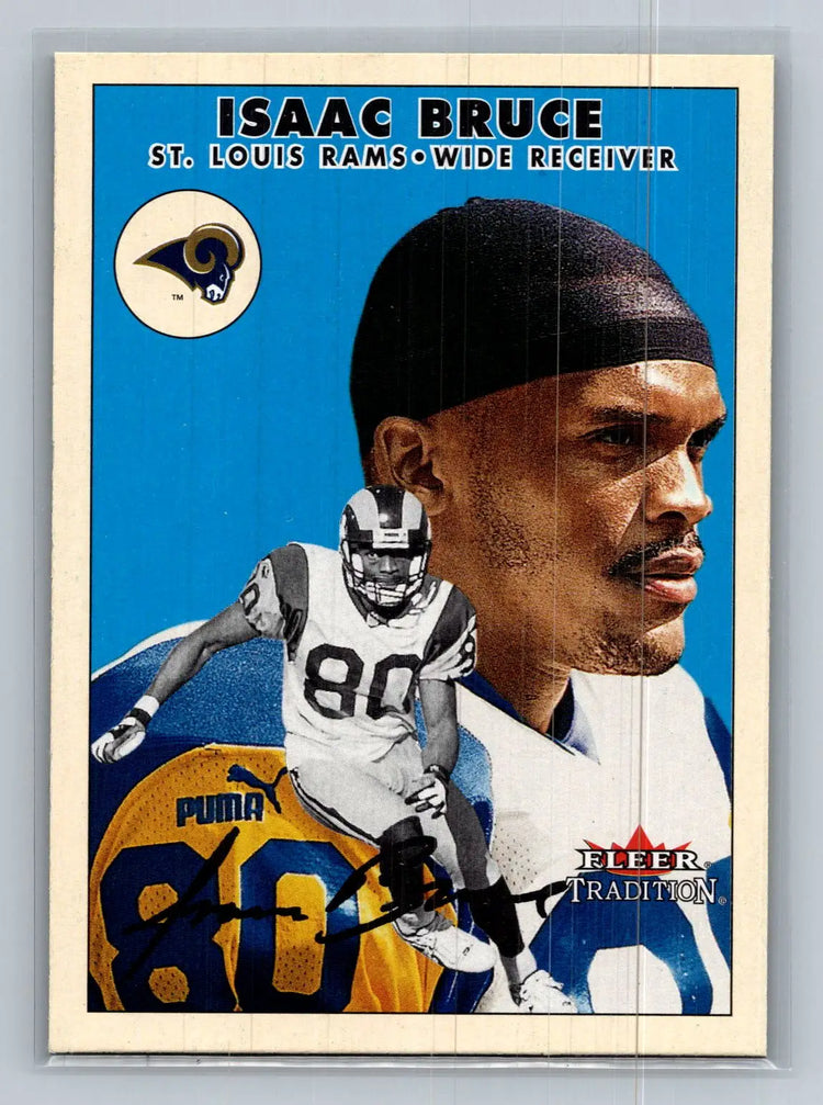 2000 Fleer Tradition #170 Isaac Bruce St. Louis Rams - Football Card Single