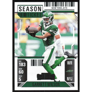 2024 Panini Contenders Season Ticket Retail #77 Garrett Wilson NM-MT New York Jets Football Card