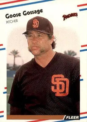 Goose Gossage - 1988 Fleer - #583 - Baseball - Baseball Card Single