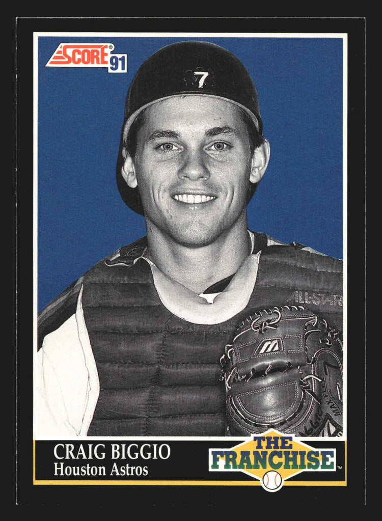 1991 Score Craig Biggio The Franchise #872 Houston Astros HOF - Baseball Card Single