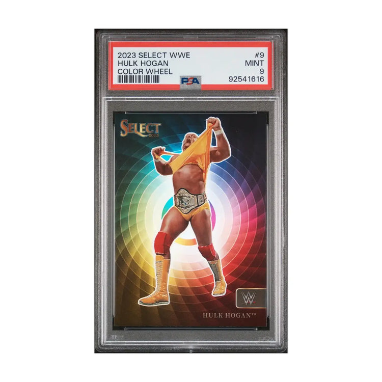 2023 select wwe hulk hogan color wheel card.