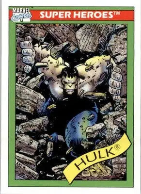 Hulk Marvel Trading Cards