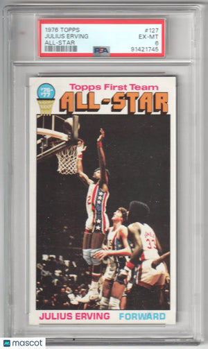Julius Erving PSA Graded Basketball Cards