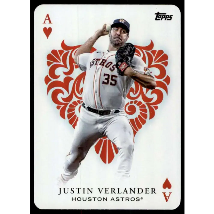 2023 Topps All Aces #AA-6 Justin Verlander NM-MT Houston Astros Baseball Card - Baseball Card Single