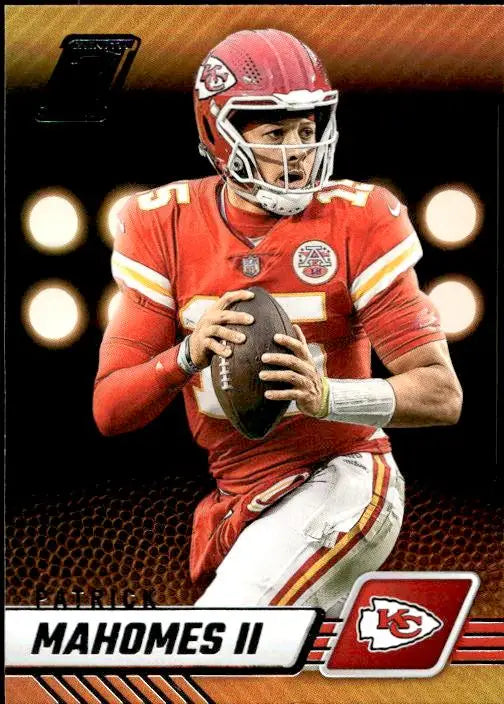 Patrick Mahomes II football card from Panini Zenith Mahomes II Retail 2023 product