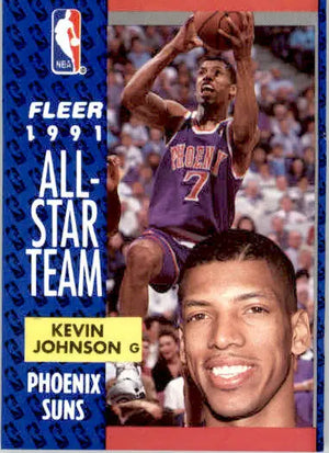 Kevin Johnson Basketball Cards - auto-set