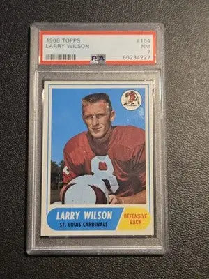 1968 Topps #164 Larry Wilson PSA 7 - Baseball Card Single