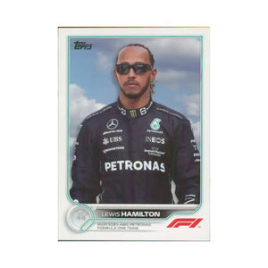 Lewis hamilton formula 1 racing car sticker.