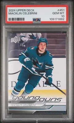 Macklin Celebrini Hockey Cards