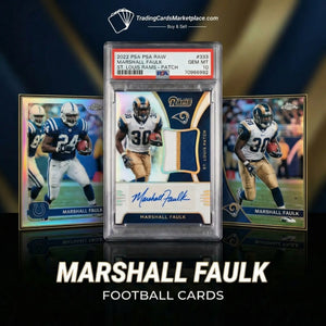 2022 psa raw marshall faulk st.